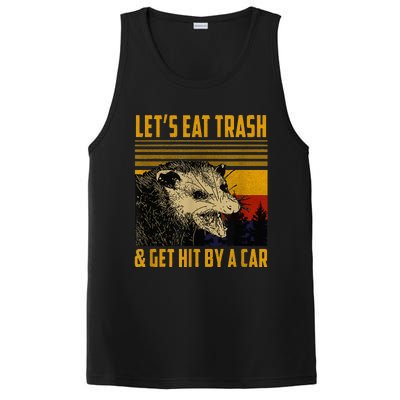 LetS Eat Trash And Get Hit By A Car Vintage Opossum PosiCharge Competitor Tank