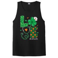 Love ER Tech Life Leopard Shamrock Saint Patrick's Day PosiCharge Competitor Tank