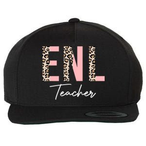 Leopard Enl Teacher Supplies For Teachers Meaningful Gift Wool Snapback Cap