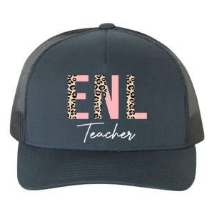 Leopard Enl Teacher Supplies For Teachers Meaningful Gift Yupoong Adult 5-Panel Trucker Hat