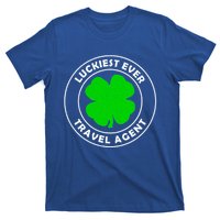 Luckiest Ever Travel Agent Lucky St Patrick's Day Cute Gift T-Shirt