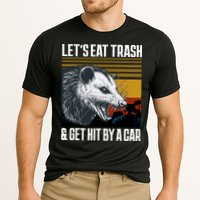 LetS Eat Trash Get Hit By A Car Possum Cooling Performance Crew T-Shirt