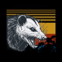 LetS Eat Trash Get Hit By A Car Possum 16oz Travel Tumbler