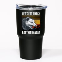 LetS Eat Trash Get Hit By A Car Possum Tumbler