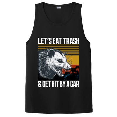 LetS Eat Trash Get Hit By A Car Possum PosiCharge Competitor Tank