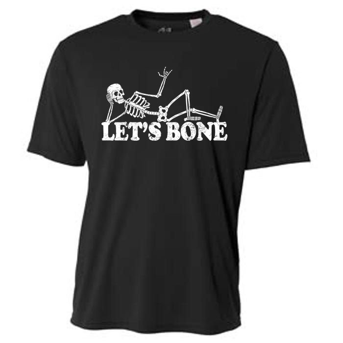 Let's Bone Funny Offensive And Rude Cooling Performance Crew T-Shirt