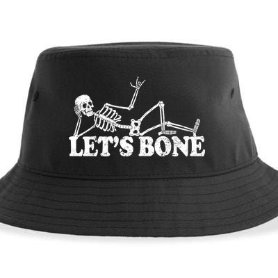 Let's Bone Funny Offensive And Rude Sustainable Bucket Hat