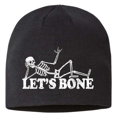 Let's Bone Funny Offensive And Rude Sustainable Beanie