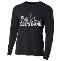 Let's Bone Funny Offensive And Rude Cooling Performance Long Sleeve Crew