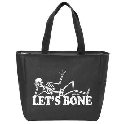 Let's Bone Funny Offensive And Rude Zip Tote Bag