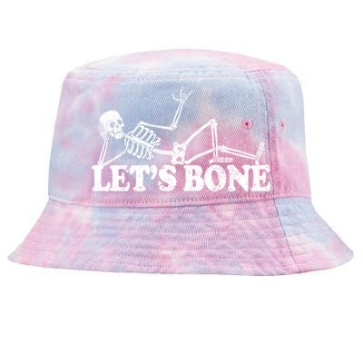 Let's Bone Funny Offensive And Rude Tie-Dyed Bucket Hat