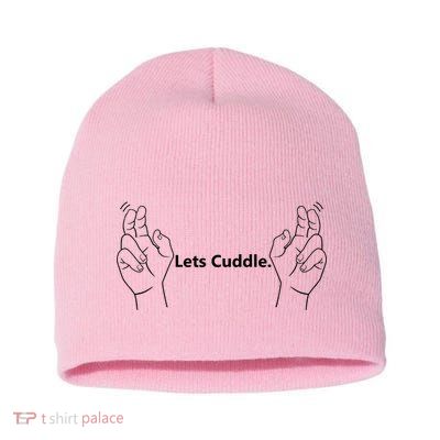 Let's Cuddle Short Acrylic Beanie