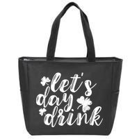 Let's Day Drink Zip Tote Bag