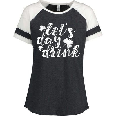 Let's Day Drink Enza Ladies Jersey Colorblock Tee