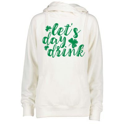 Let's Day Drink Womens Funnel Neck Pullover Hood