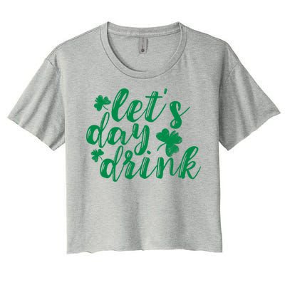 Let's Day Drink Women's Crop Top Tee