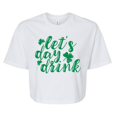 Let's Day Drink Bella+Canvas Jersey Crop Tee