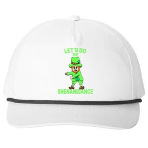 Let's Do The Shenanidance Funny St. Pattys Day Snapback Five-Panel Rope Hat