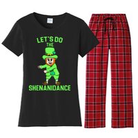 Let's Do The Shenanidance Funny St. Pattys Day Women's Flannel Pajama Set