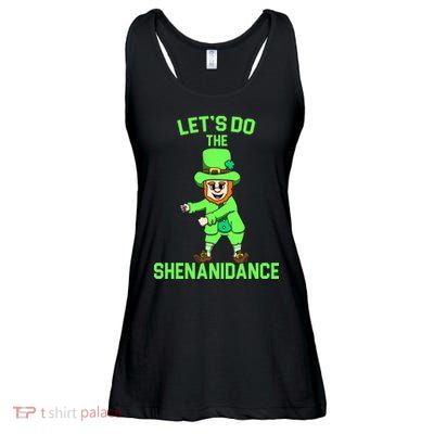 Let's Do The Shenanidance Funny St. Pattys Day Ladies Essential Flowy Tank