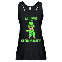 Let's Do The Shenanidance Funny St. Pattys Day Ladies Essential Flowy Tank