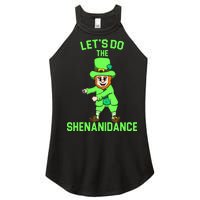 Let's Do The Shenanidance Funny St. Pattys Day Women's Perfect Tri Rocker Tank