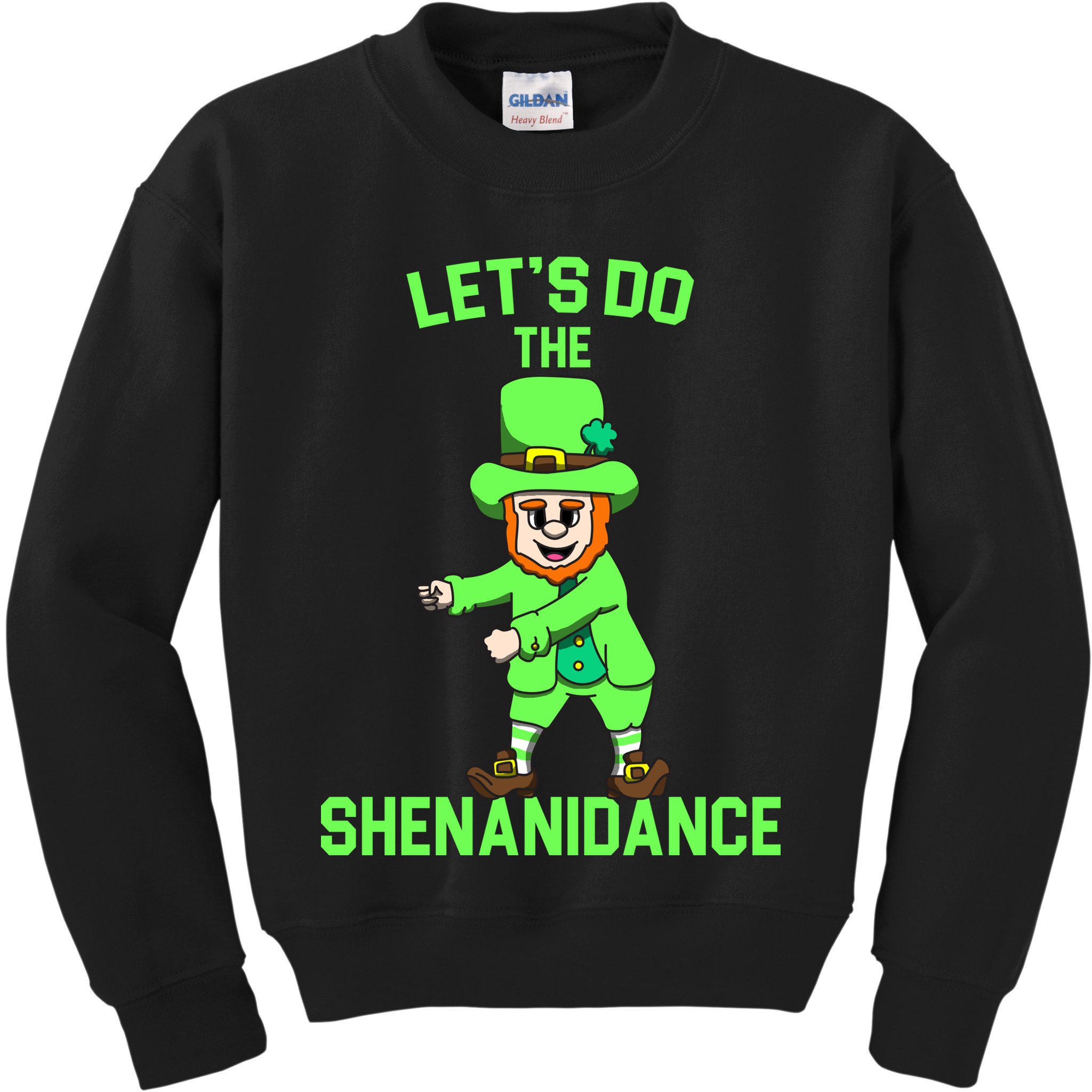 Let's Do The Shenanidance Funny St. Pattys Day Kids Sweatshirt