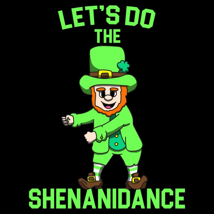 Let's Do The Shenanidance Funny St. Pattys Day Short Acrylic Beanie