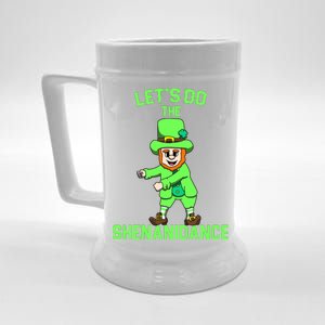 Let's Do The Shenanidance Funny St. Pattys Day Beer Stein