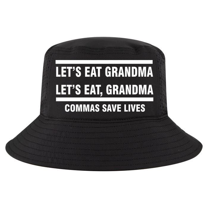 Let's Eat Grandma Commas Save Lives Cool Comfort Performance Bucket Hat