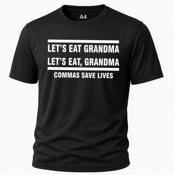 Let's Eat Grandma Commas Save Lives Cooling Performance Crew T-Shirt