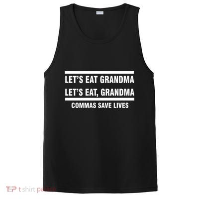 Let's Eat Grandma Commas Save Lives PosiCharge Competitor Tank