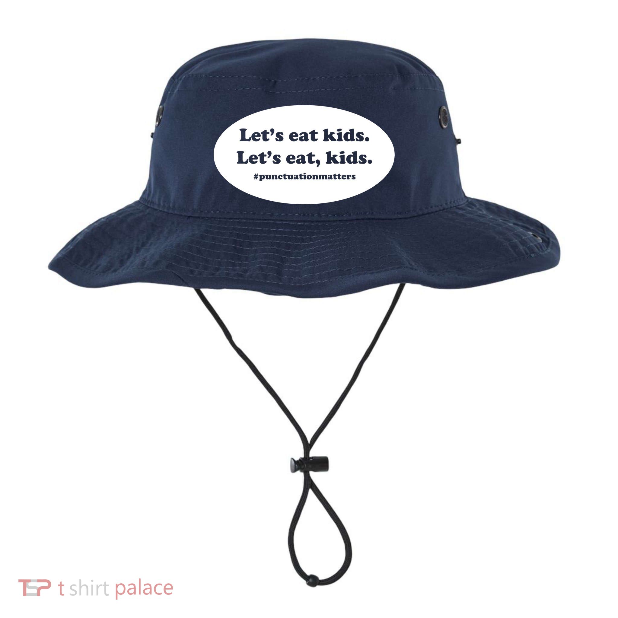 Let's Eat Kids Punctuation Matter Bucket Hat