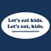 Let's Eat Kids Punctuation Matter Kids Hoodie