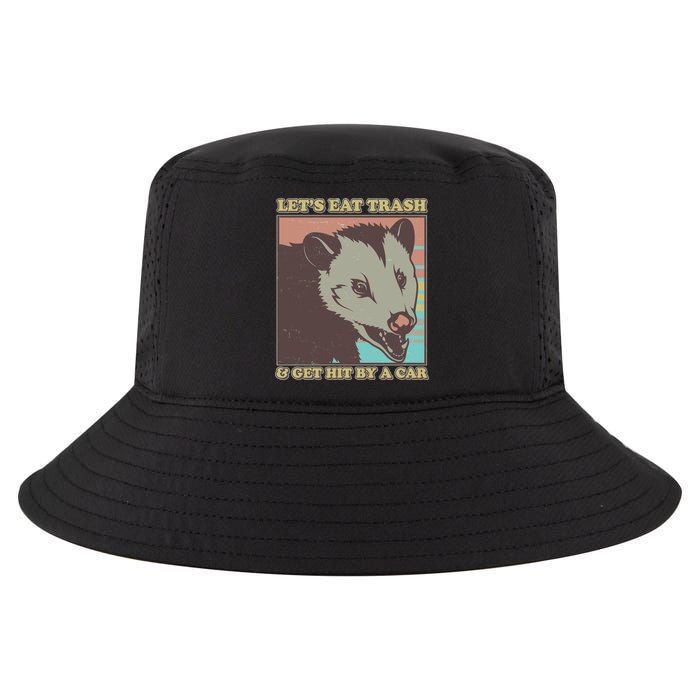 Let's Eat Trash And Get Hit By A Car Opossum Cool Comfort Performance Bucket Hat