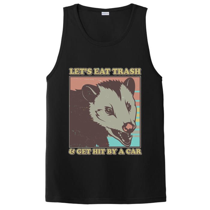 Let's Eat Trash And Get Hit By A Car Opossum PosiCharge Competitor Tank