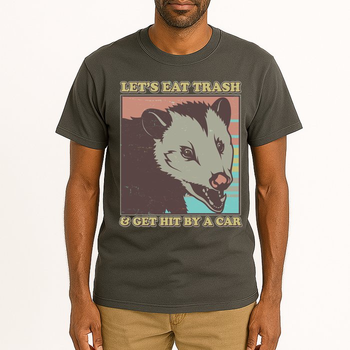 Let's Eat Trash And Get Hit By A Car Opossum Tall T-Shirt