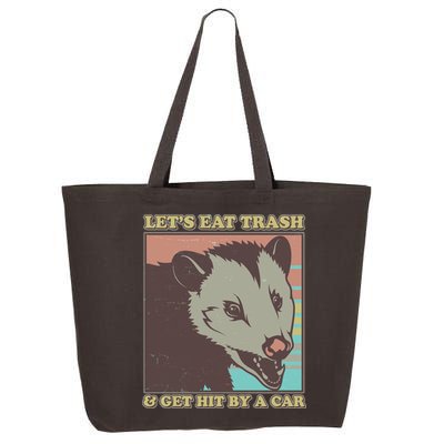 Let's Eat Trash And Get Hit By A Car Opossum 25L Jumbo Tote