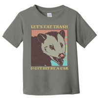 Let's Eat Trash And Get Hit By A Car Opossum Toddler T-Shirt