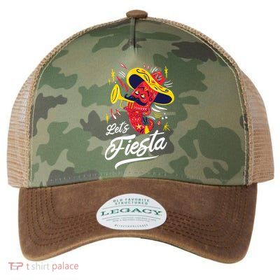 Let's Fiesta Chili Pepper Legacy Tie Dye Trucker Hat