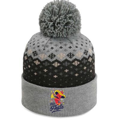 Let's Fiesta Chili Pepper The Baniff Cuffed Pom Beanie