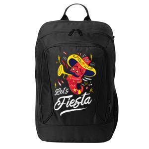 Let's Fiesta Chili Pepper City Backpack