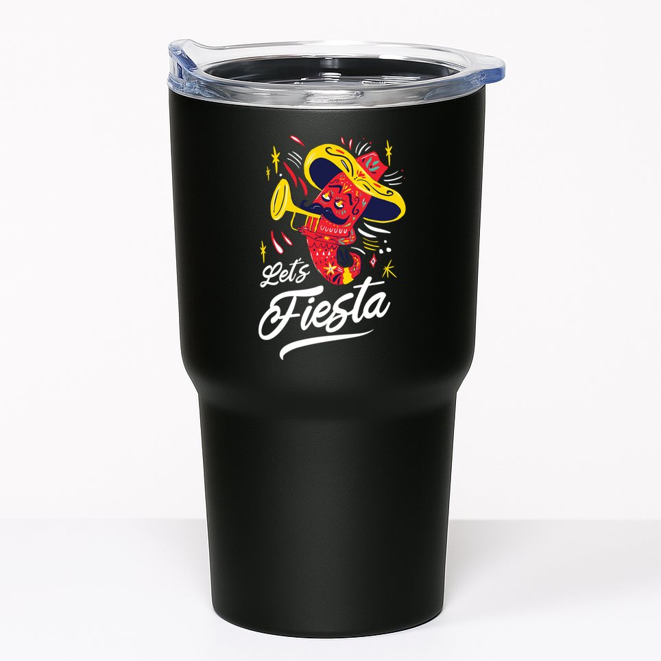 Let's Fiesta Chili Pepper Tumbler