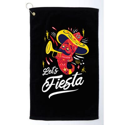 Let's Fiesta Chili Pepper Golf Towel