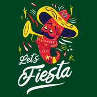 Let's Fiesta Chili Pepper Cooling Performance Crew T-Shirt