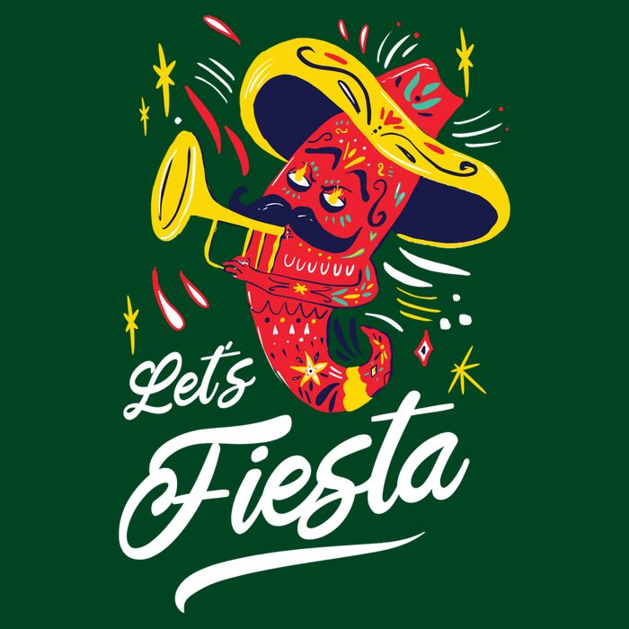 Let's Fiesta Chili Pepper Cooling Performance Crew T-Shirt