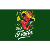 Let's Fiesta Chili Pepper Bumper Sticker