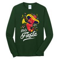 Let's Fiesta Chili Pepper Tall Long Sleeve T-Shirt