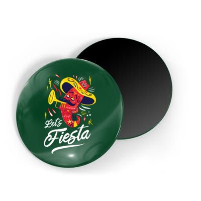 Let's Fiesta Chili Pepper Magnet