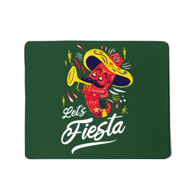 Let's Fiesta Chili Pepper Mousepad